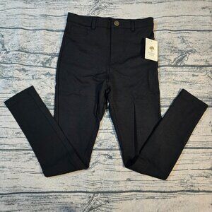 NWT Nordstrom Tucker Tate Girls Size 7 Black Pull On Leggings Stretch Pants